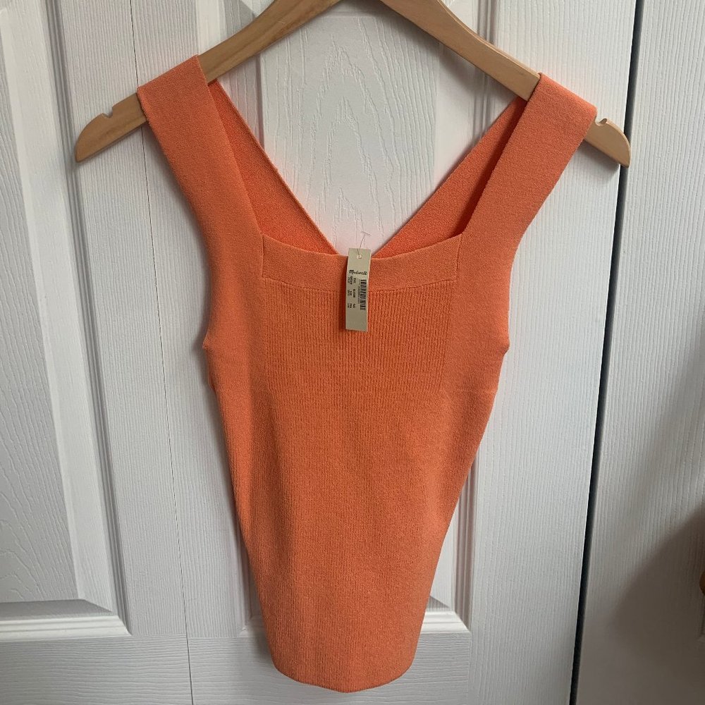 Madewell orange tank!